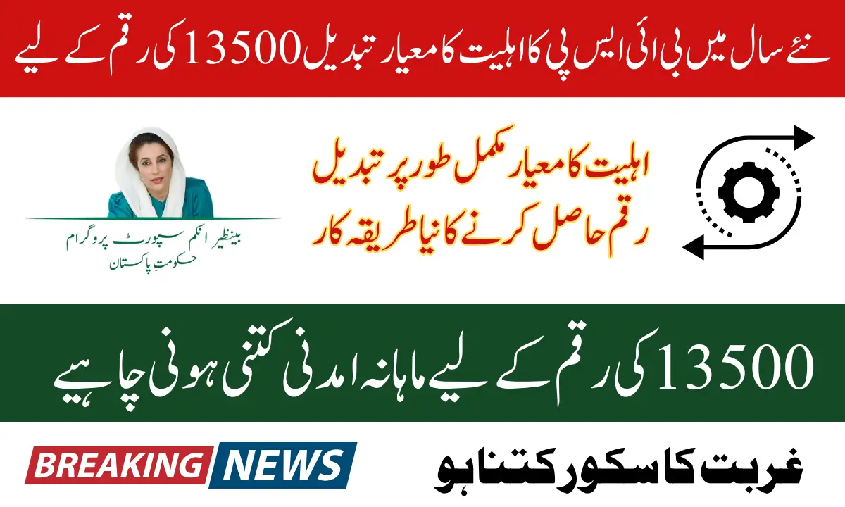 BISP 13500 Payment Eligibility 2025 New Announcement By Rubina Khalid