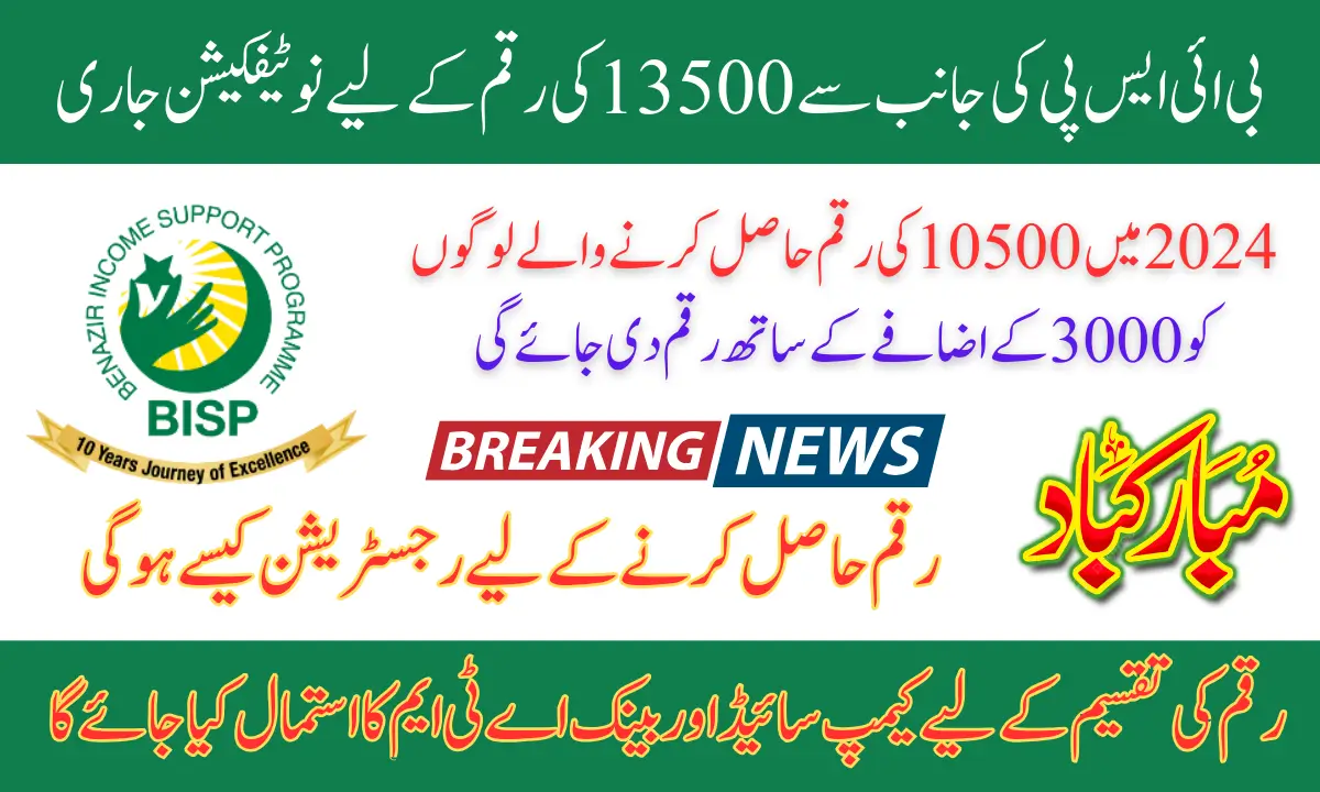 BISP 13500 Payment Notifications