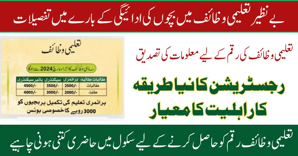 Benazir Taleemi Payment 2025 CNIC Check After Student School Change Know Complete Details