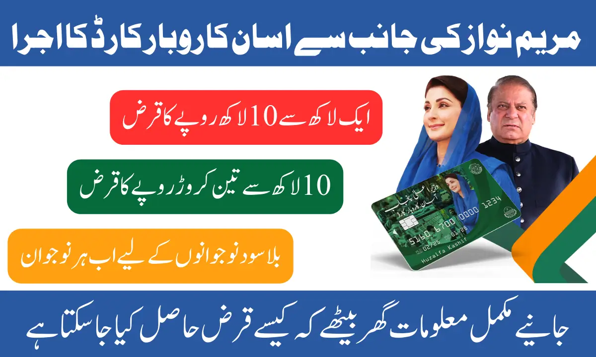 CM Punjab Asaan Karobar Card